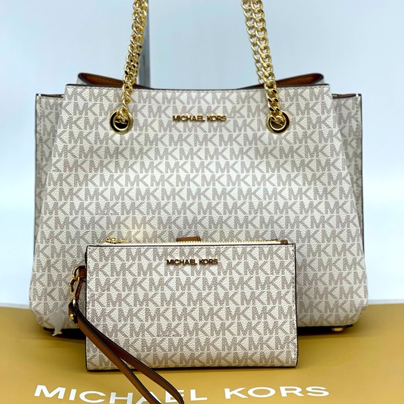 Michael Kors Teagen Bag & Double Zip Wallet - Picture 2 of 16